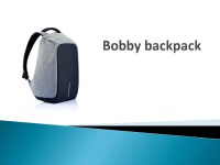 Anti–theft backpack Bobby backpack presentation 1