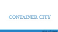 Container city presentation 1