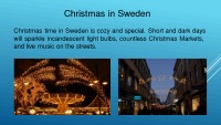 Presentation about Advent and Holy Christmas tradition in the Sweden 3