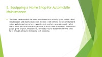 Presentation about Automobile maintenance 17