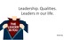 Presentation about Leadership