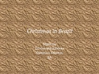 Slides about Christmas in Brazil 1