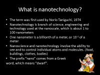 Nanotechnology presentation 2