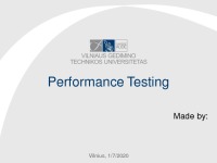 Performance testing 1