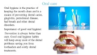 Dental hygiene and healthy life style presentation 3