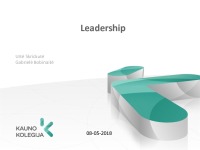 Slides about Leadership 1