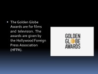 „Golden Globe“ Awards presentation 2