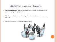 Slides about Evolution of International Business 2