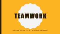 Slides about Teamwork 2