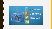 Slides about Teamwork 3