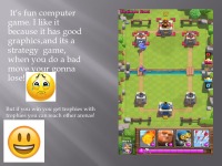 Slides on my favorite game Clash royale 2