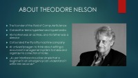 Slides about Theodore Nelson 3