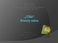 Slides about Beauty Salon 1