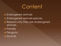 Endangered animals species 2