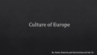 Culture of Europe 1