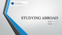 Presentation about studying abroad 1