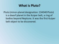 Pluto planet presentation 2