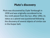 Pluto planet presentation 3