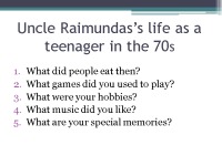 Life as a teenager in the 70s 1