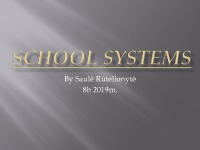 Schools systems 1