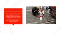 Running of the bulls project 2