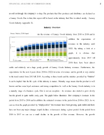 Financial analysis of a company - Christian Dior 3