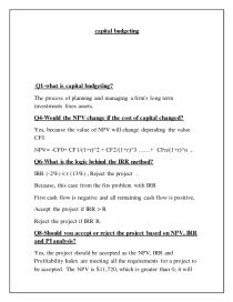 Capital Structure 1