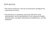 French civil service 3