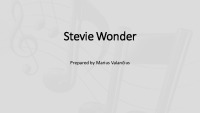 Stevie Wonder presentation 1