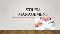 Stress management 1