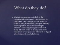 Marketing Manager presentation 3