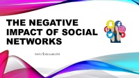 The negative impact of social networks 1