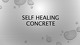 Self Healing Concrete