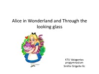 Alice in Wonderland slides 1