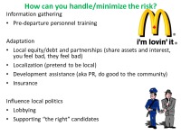 Politics in economics 12