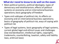 Politics in economics 22