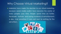 Presentation about virtual marketing and the Internet 3