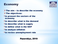 Economy sectors presentation 2