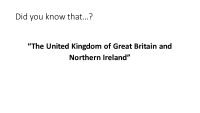 Presentation about Great Britain: What we know about great Britain? 3