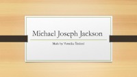 Presentation about Michael Jackson slides 1