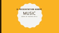 A presentation about music 1