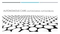 Autonomous cars slides 1