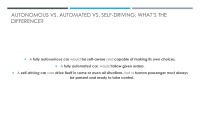 Autonomous cars slides 3