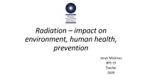 Radiation presentation 1