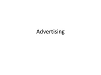 Slides on Advertising 1