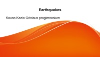 Earthquakes project 1