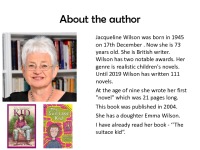 Jacqueline Wilson Book „Best friend“ slides 2