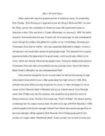 History of Music term paper 1