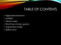 Digital Entertainment slides 2