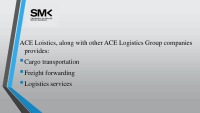 Ace logistics project 3